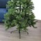 6ft PVC Evergreen Christmas Tree with Hinged Branches and Sturdy Metal Stand